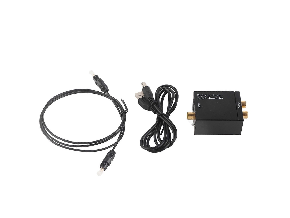 Conversor Digital Para Analógico Com Entradas Toslink E Coaxial Para Saídas Analógicas 2rca, Cabo Usb Para O Host, Cabo De F Aquaforge (dac)