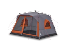 Family Tent, Family Tents Vidaxl Cinzeto Poliéster (n/a)