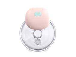 Bomba elétrica portátil BRILVIBERA Leite Strip, unilateral, com 3 modos e 5 níveis de ajuste (rosa)