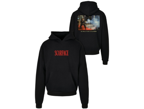 Sweatshirt Unissexo MISTER TEE Capuz Excessivo Scarface Little Preto (3XL)