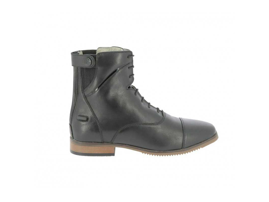 Botas Equitação Wavy Lace Zip Preto Eu 36Equitheme
