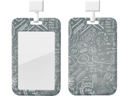 Porta Crachá Com Cordão, Suporte De Plástico Impermeável, Crachás De Identificação Matemática, Retrátil, Protetor