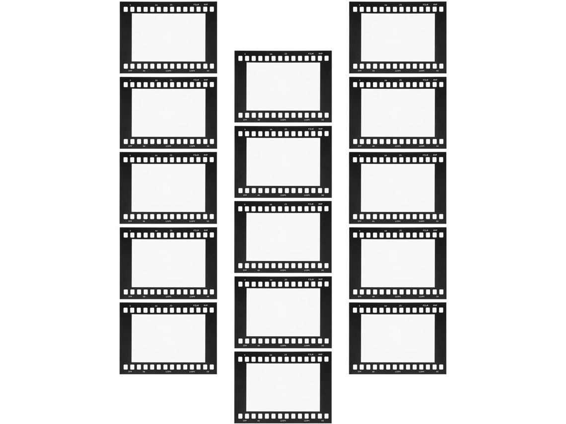 Conjunto De 15 Molduras Fotográficas Em Tira Filme Polegadas, Estilo