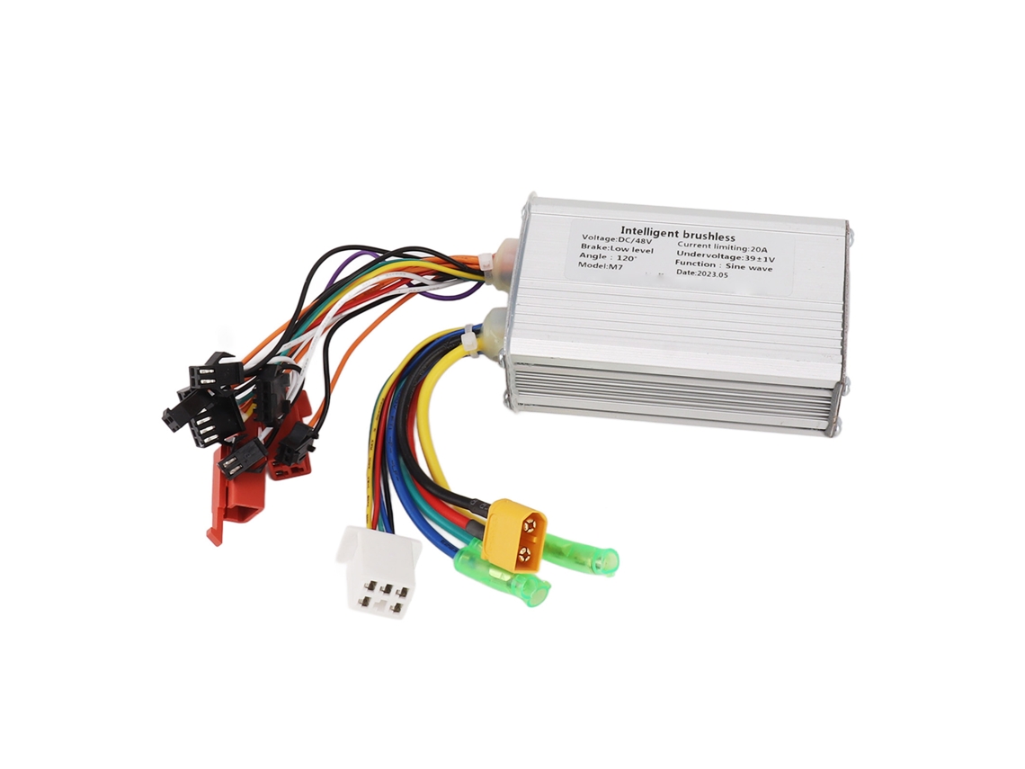 Controlador de Motor Sem Escova Mali para Bicicleta Elétrica 500w 48v com Shell de Alumínio Acessório de Conversão