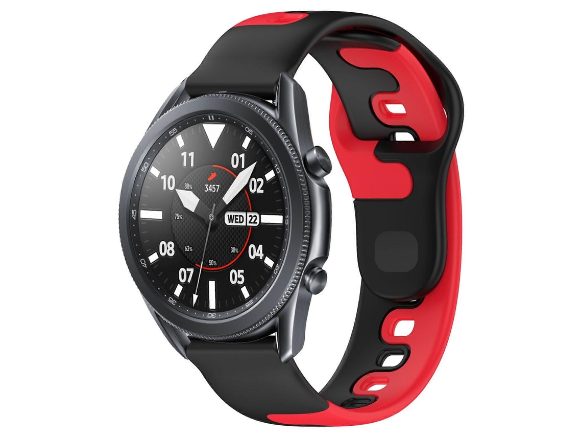 Pulseira De Silicone Bicolor De 22 Mm