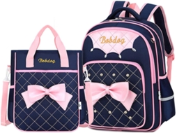 Mochila Escolar, Feminina, Azul, Aulas