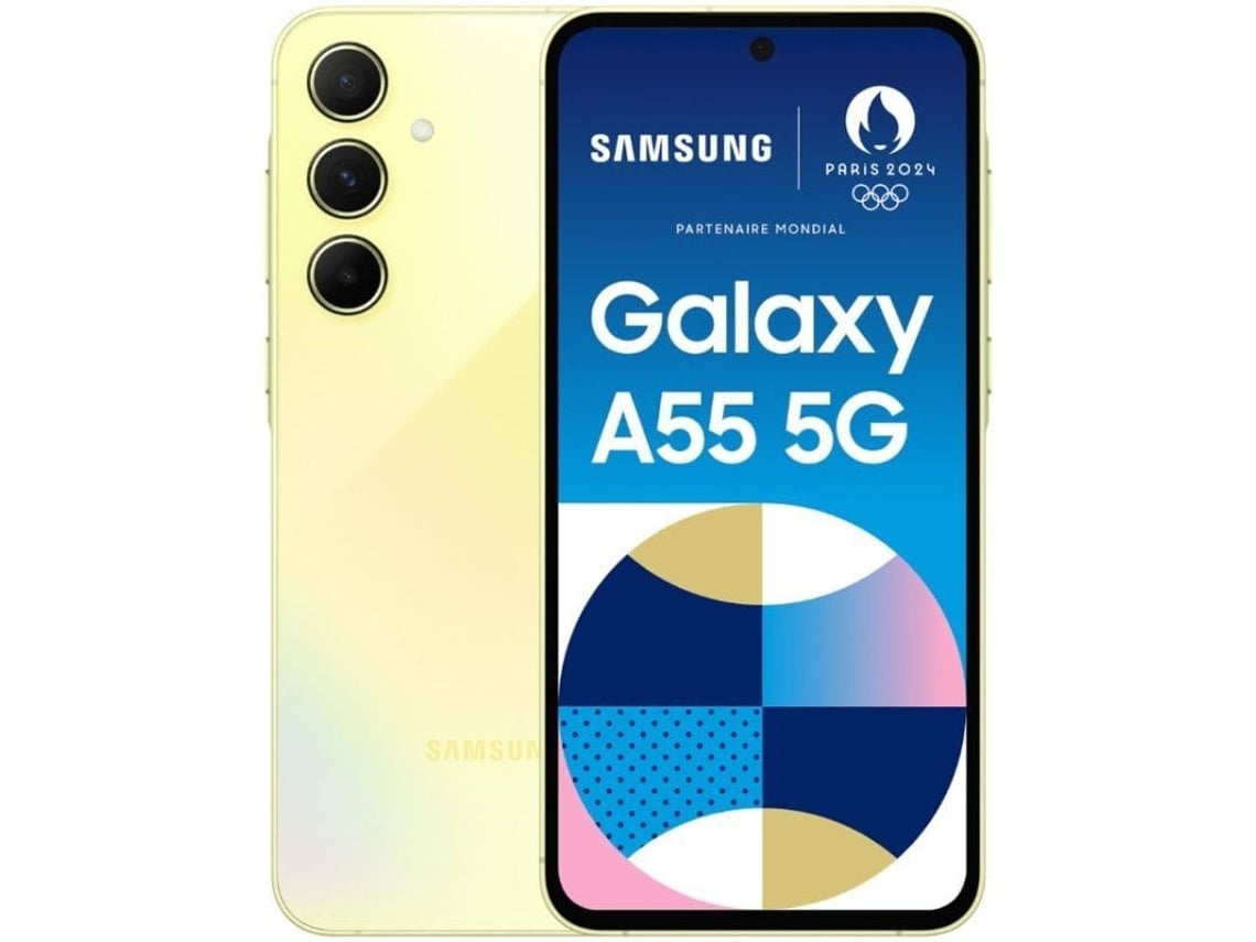 Smartphone SAMSUNG Galaxy A55 8Gb/ 128Gb/ 6,6'/ 5G/ Amarelo