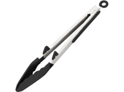Pinça De Cozinha Com Pontas Silicone, Pinça Para Churrasco, Cabo De Aço Inoxidável Resistente Ao Calor E Silicone, Pinça