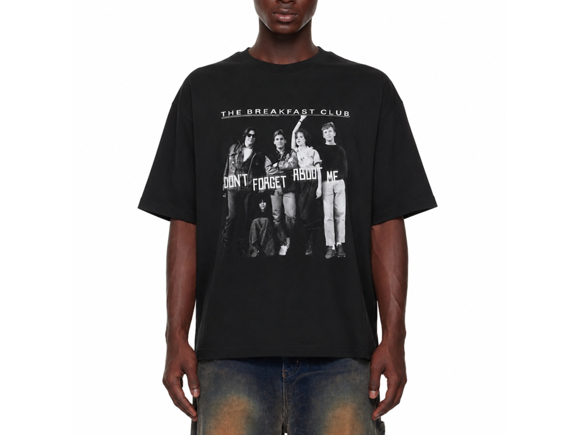 Rockinstone Breakfast Club Movie Don't Do It Black Adult T-shirt Size:xl
