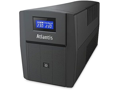 ATLANTIS A03-Hp2003 1500Va 900W Linha Interativa Inversor de Onda Senoidal Pura com Display Lcd e Portas Usb e Rj11/45