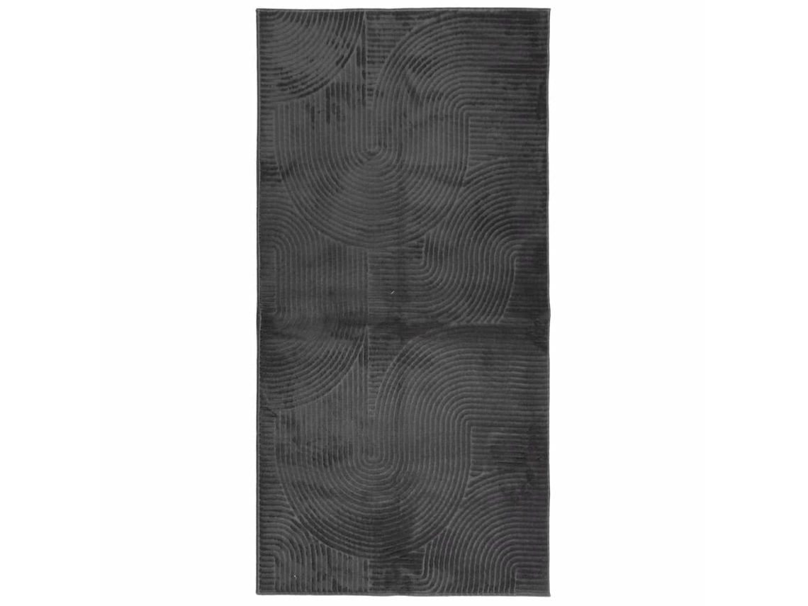 Rug, Rugs Vidaxl Antracite Poliéster (100 X 200 Cm)