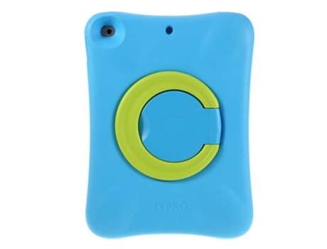Capa de Eva PEPKOO À Prova de Choque com Suporte Giratório de 360 para Ipad 10.2 2020 2019 Azul