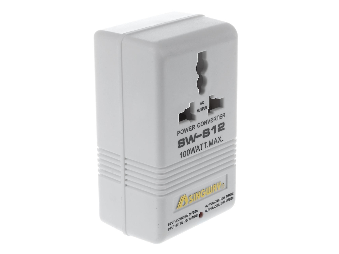 Transformador De Potência Universal 100 W Para 110 V/120 V, 220 V/240 V