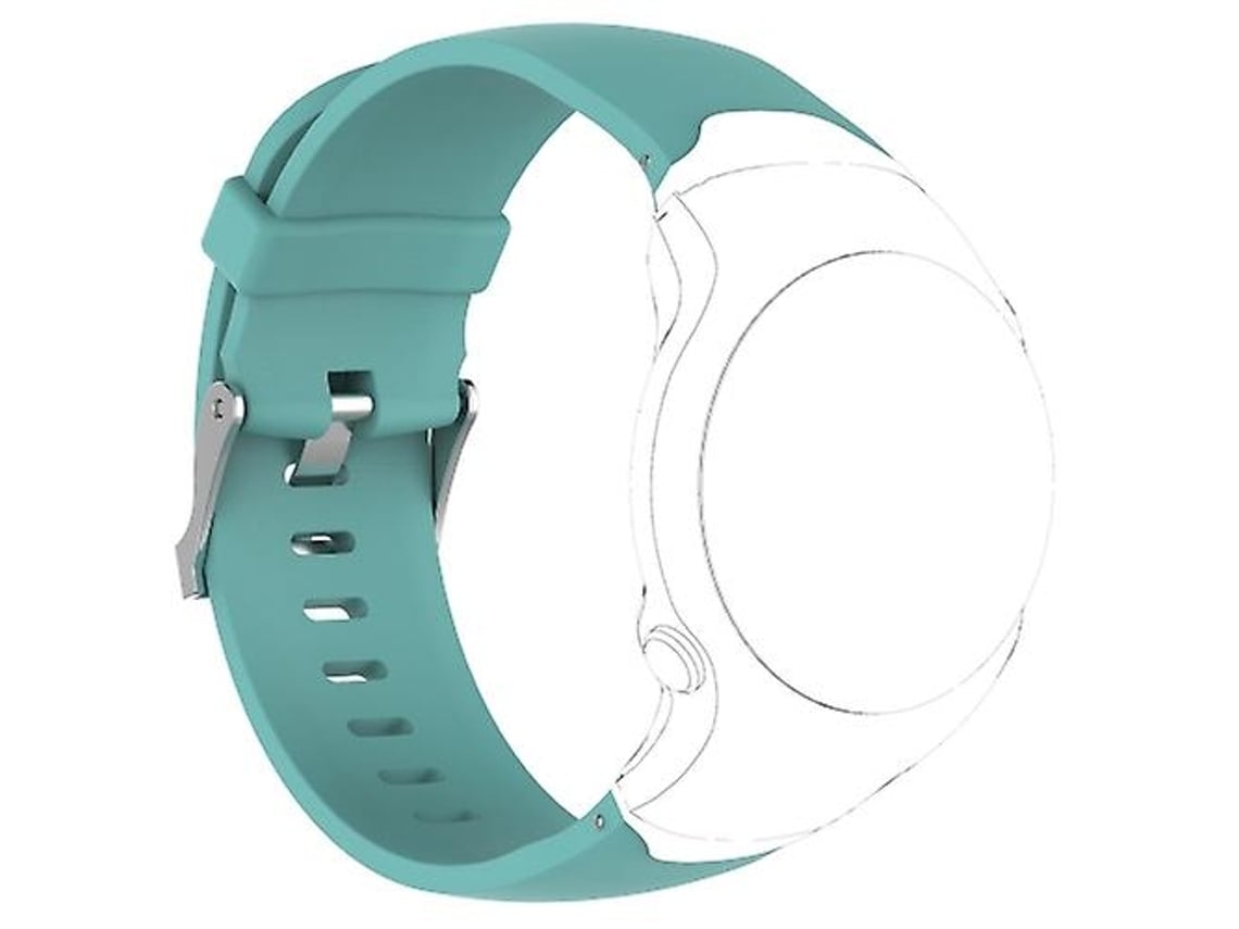 Bracelete Para Pulseira De Relógio De Silicone Inteligente Garmin Approach S3 Verde Menta Ushion