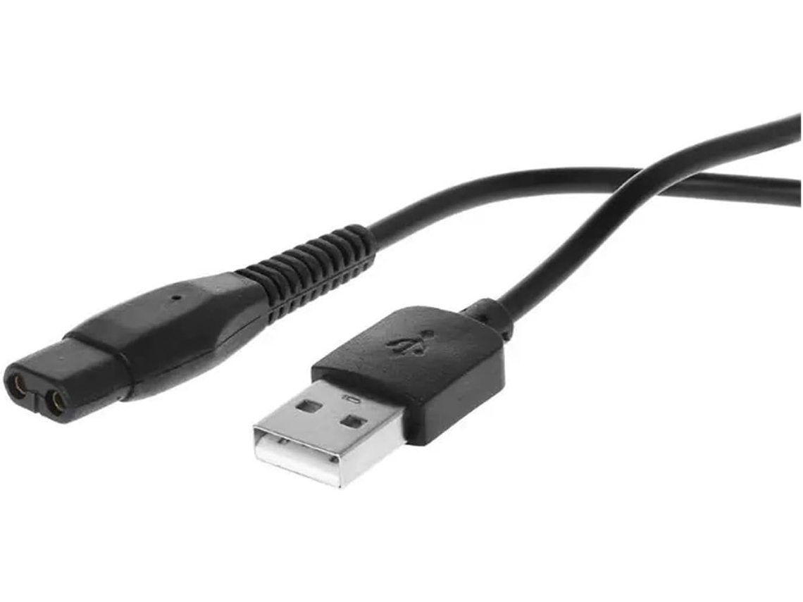 Cabo De Carregamento Usb E Adaptador Energia Para Barbeadores A00390,