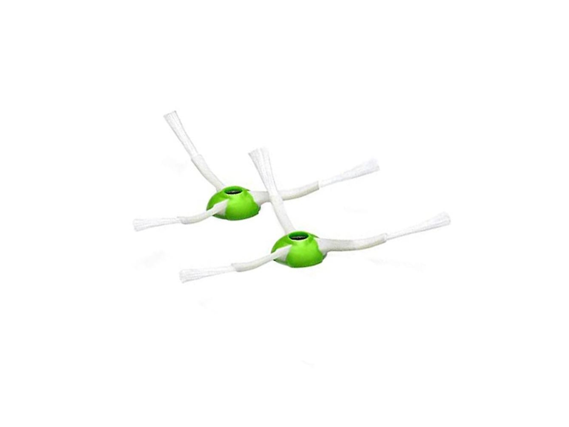 2 Peças de Escova Lateral Verde para Aspirador de Pó Irobot Roomba I7 E5 E6