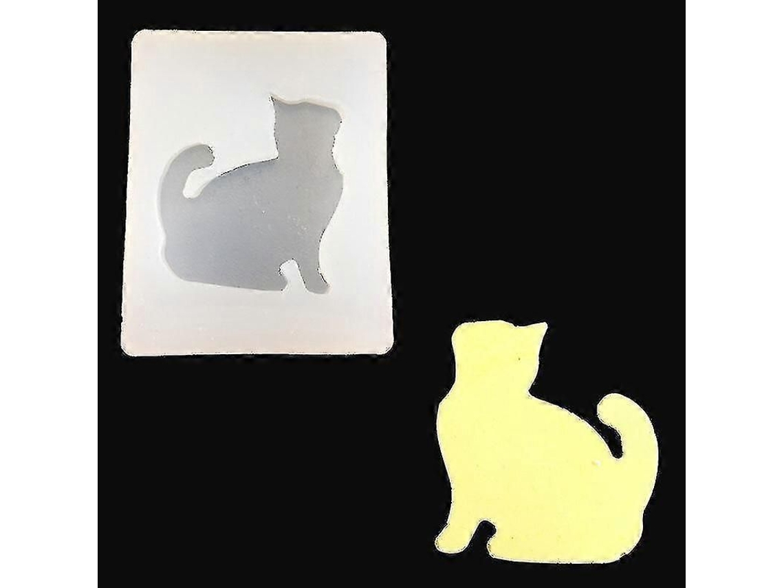 Forma De Bolo Com Molde De Gatinho De Silicone (2 Peças)