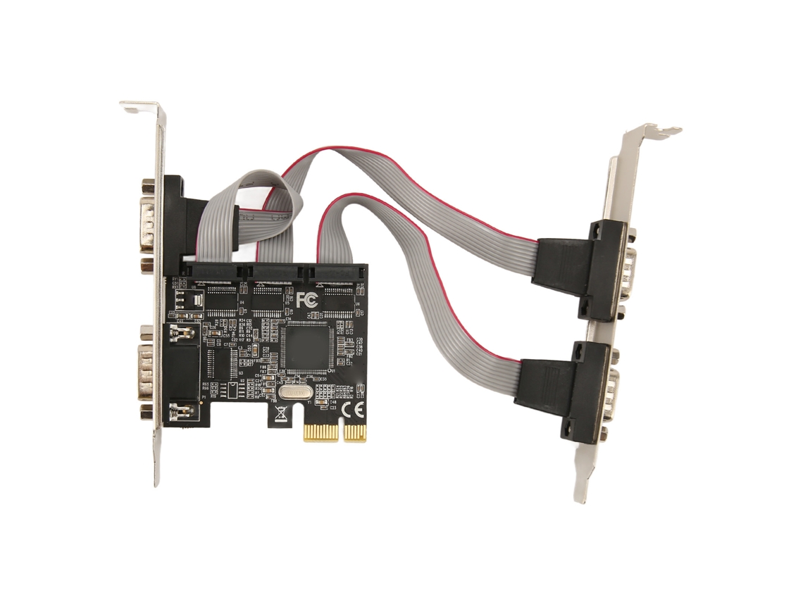Placa De Expansão Serial Rs232 De 4 Portas Pcie Txb071 Controlador De Host Plug And Play