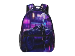 Mochila Cyberpunk Heroes, Durável E Leve, Alça De Ombro Impermeável E Respirável, W53 Olysi Shop