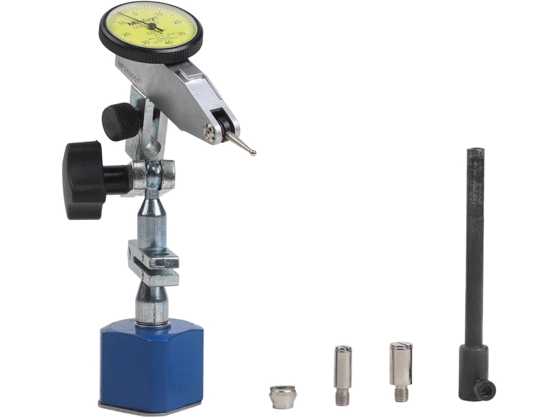 Base Magnética Para Suporte Ajustável De Indicador Mostrador, Precisão De 0, 01mm, Faixa De 0a 0, 8mm, Construção Em Aço