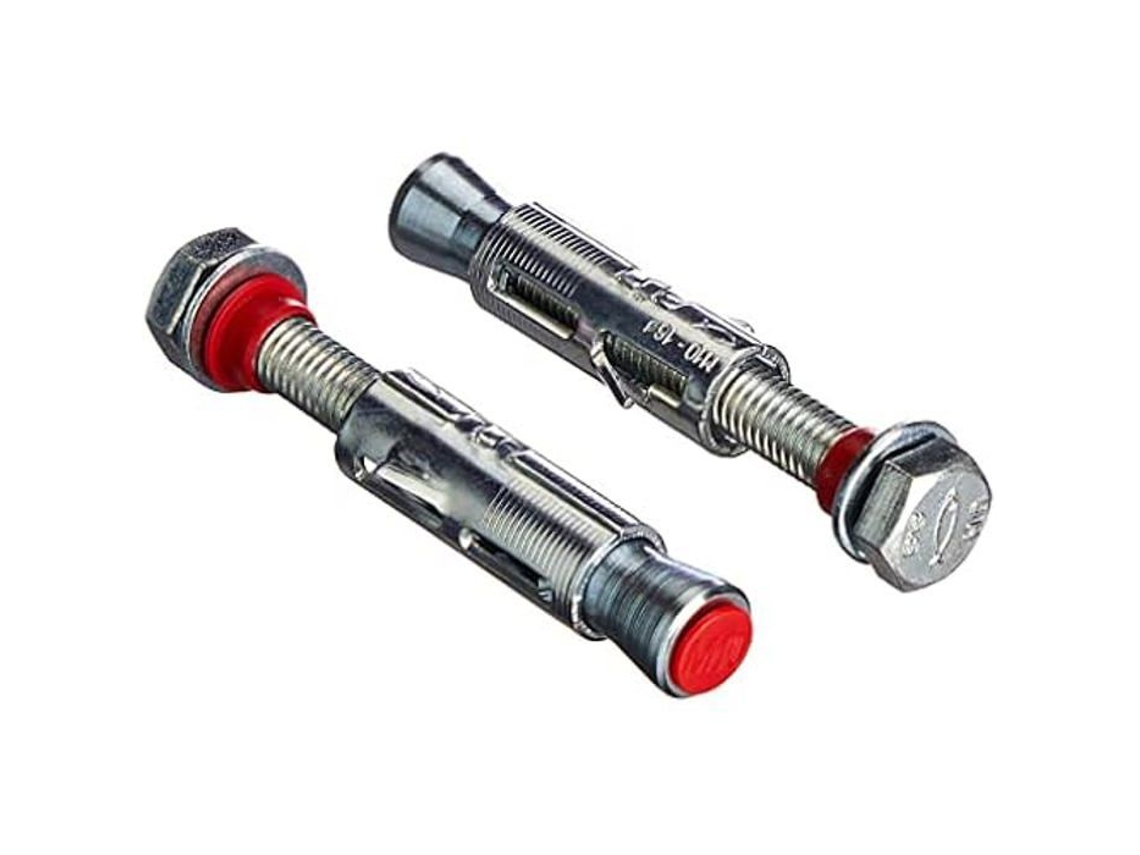 Cavilhas Fischer SLM10-Tek com parafusos de cabeça hexagonal - Conjunto de 2 - Plástico