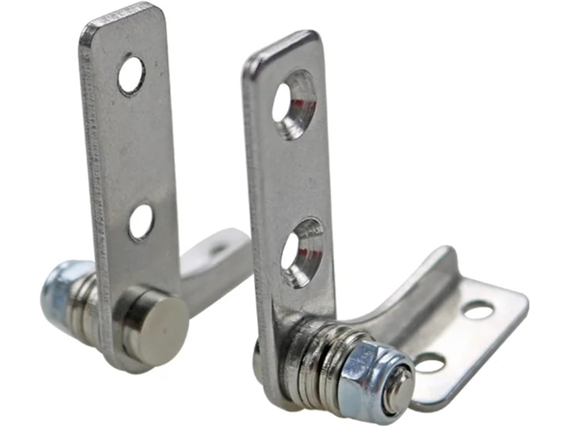 Conjunto De 4 Dobradiças Com Pivô Torque Ajustável E Parada Livre, Em Aço Inoxidável 304, Com Amortecimento Xg11-007-25l
