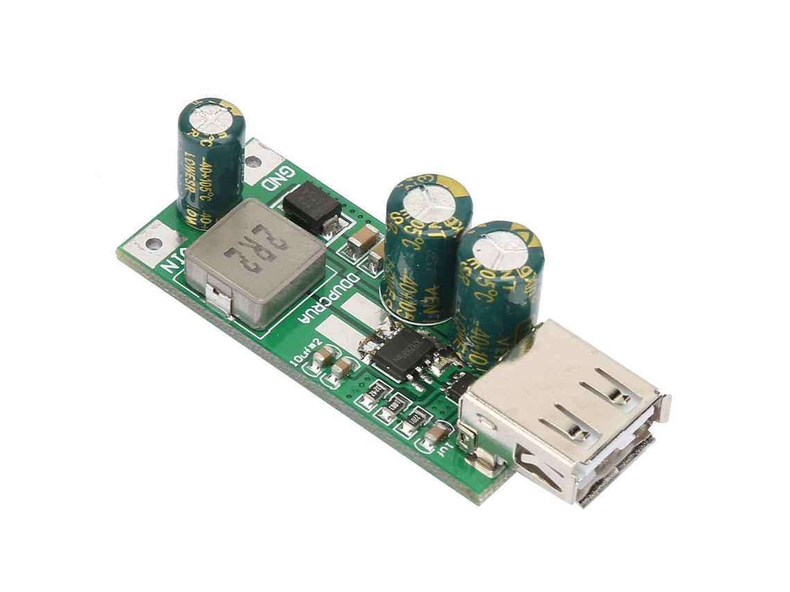 Laxiscreed Módulo Boost Dc-dc 20w Com Usb E Carregamento Rápido Qc3.0/2.0 Para Veículos