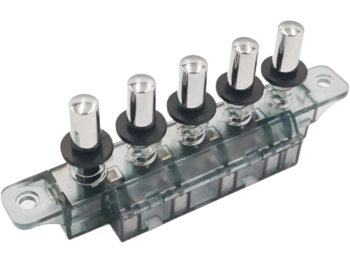 1 Chave Seletora Mq165 De 3 Teclas, 1de Intertravamento, 1de Reinicialização E Travamento, 250v Ca, 4a