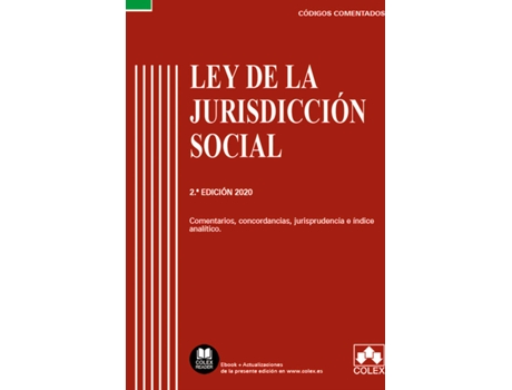 Livro Ley De La Jurisdicción Social - Código Comentado (Edición 2020) de María Luisa Segoviano Astaburuaga (Espanhol)