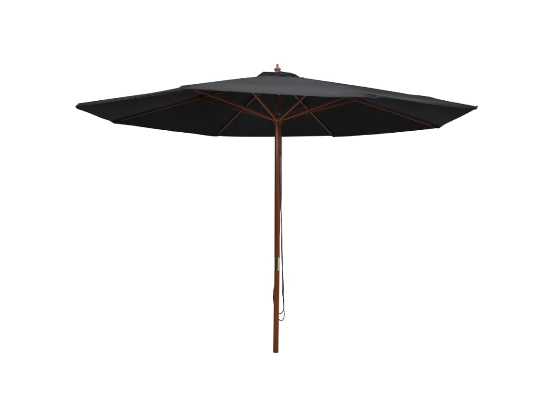 Guarda sol VIDAXL Black (350 cm)