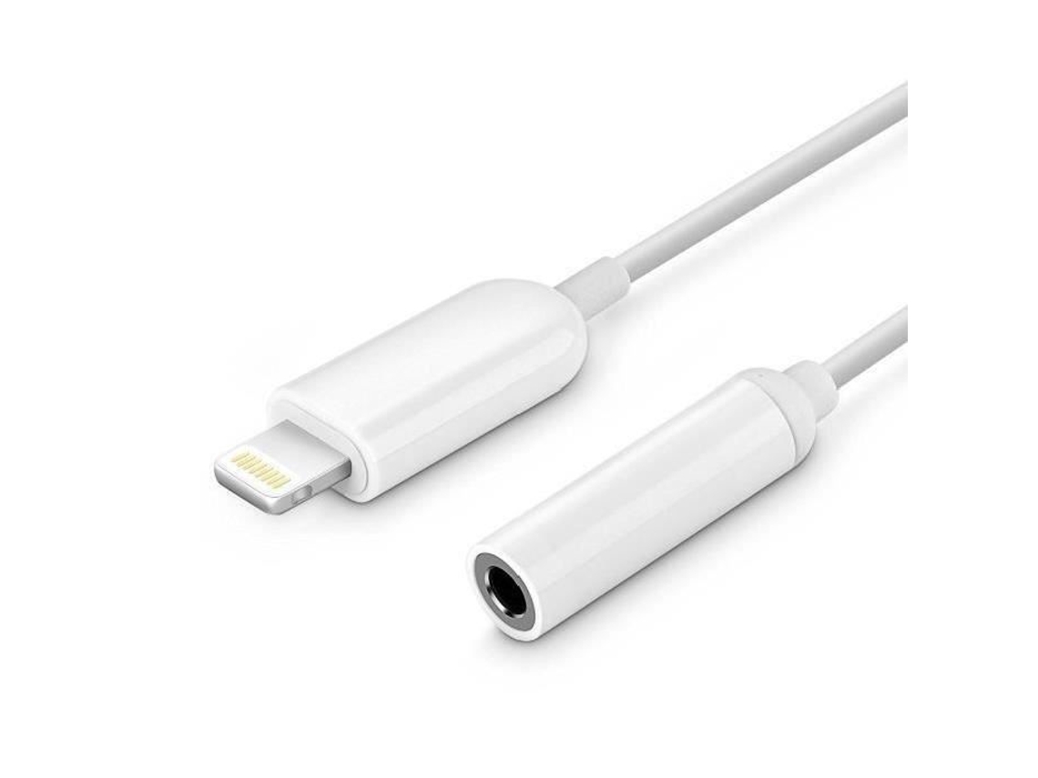 Adaptador Lightning Iphone 7 para Tomada Auxiliar de 3,5 Mm