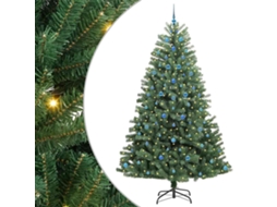 Conjunto 1 Árvore De Natal Artificial Vidaxl Verde Pvc (240 Cm)