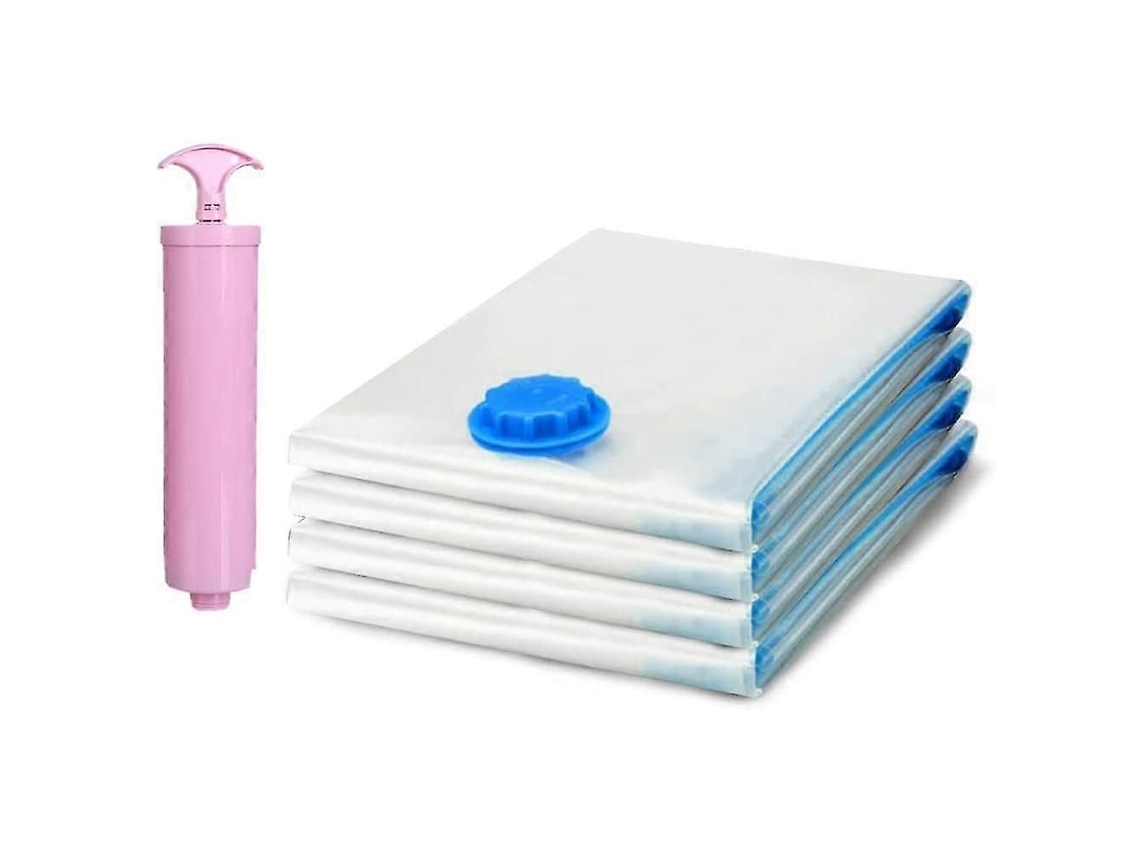 Sacos Para Armazenamento A Vácuo. Bomba Manual Viagens! Fecho Zip E Válvula De Vedação! Seladora Vác Uo Edredons, Cobertores, Roupas Cama Vestuário.