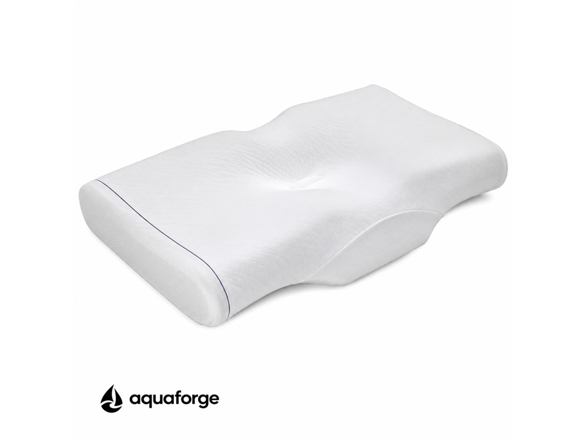 Almofada Cervical Ergonómica Espuma Viscoelástica Respirável 70 X 42 Cm