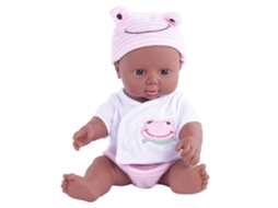 Boneca Bebê De 30cm Brinquedo De Vinil Macio Realista Para Meninos E Meninas