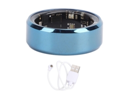 Aetheria anel Inteligente Azul Rastreador de Saúde Resistente À Água Ip68 Aço Inoxidável Pedometer 7 Dias de Bateria