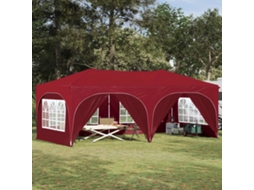 Vidaxl Tenda De Festa Pop-up 575 X 288 X 245 Cm Borgonha Tecido Oxford
