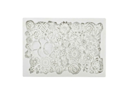Molde De Silicone Para Bolo Fondant Em Formato De Flores Criativas, Molde Para Chocolate, Molde Para Cubos De Gelo, Ferramenta De Confeitaria Diy
