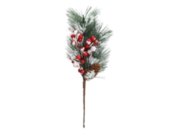 Laxiscreed Ramos De Pinheiro Artificial Com Bagas E Acessório Para Árvore De Natal