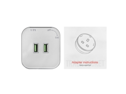 Socket De Trilho Elétrico Móvel Com Adaptador, Trilho De Energia Para Escritório, Cozinha E Sala De Estar