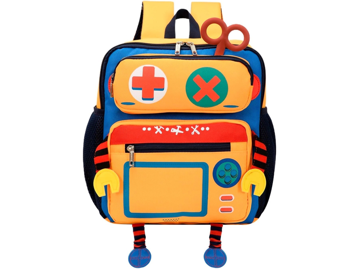 Mochila Infantil Genérica Para Pré-escola, Moderna Com Design Original E Grande Capacidade, Perfeita Escola