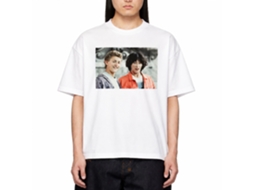 Rockinstone Bill And Ted The Dudes White Adult T-shirt Size:l