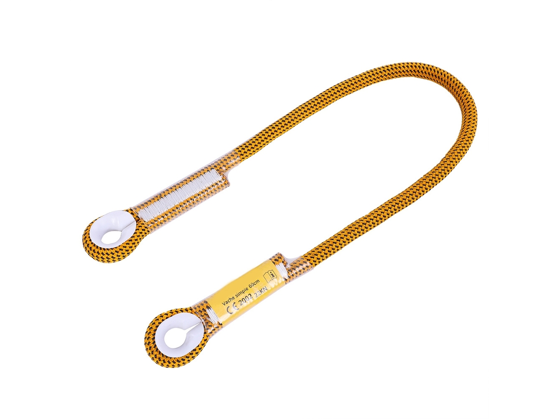 Corda de Segurança de Escalada 60cm Amarela