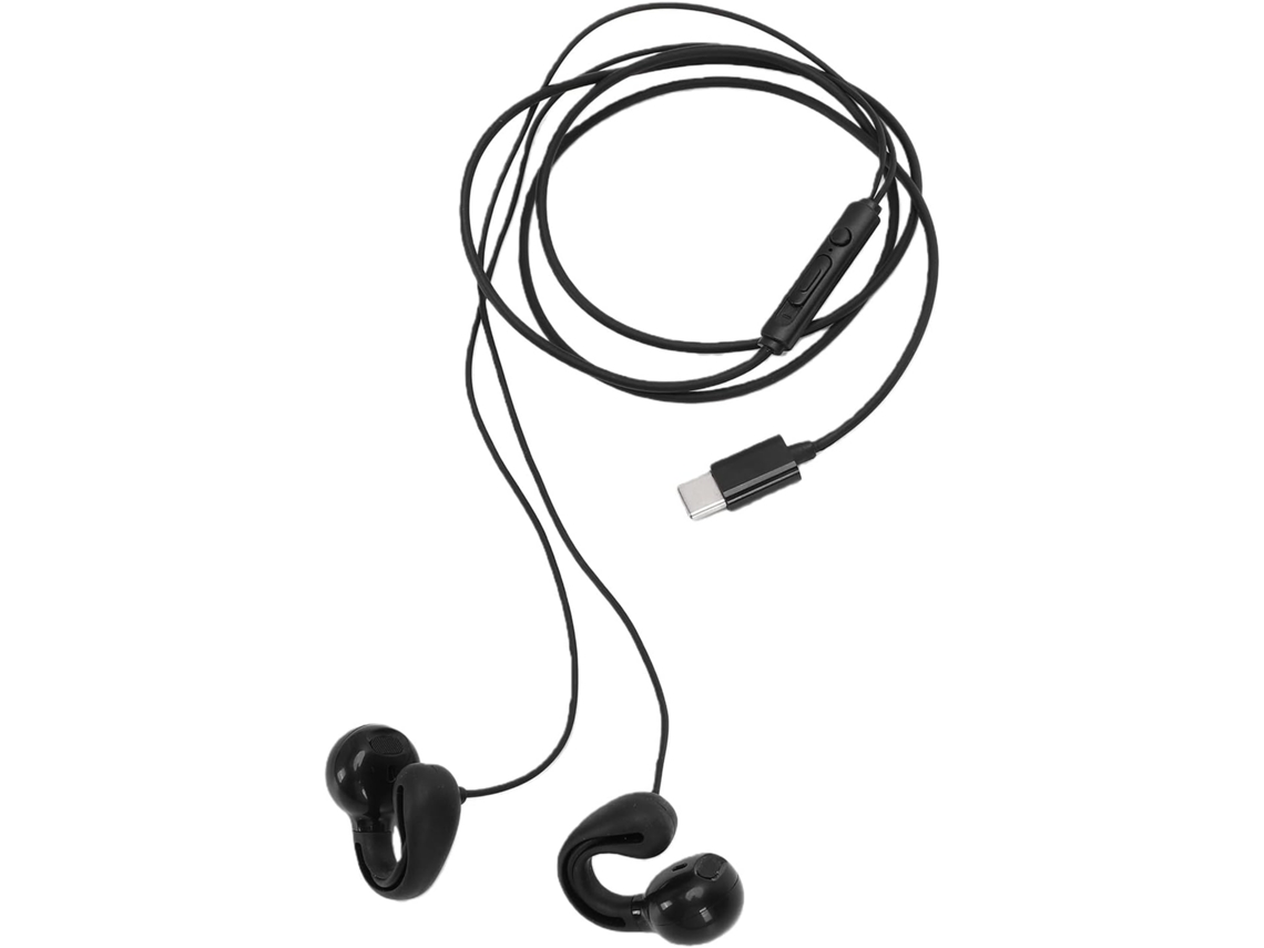 Xumiuziy Écouteurs Filaires À Clipser Com Micro, Son Hifi À Faible Latence, Ergonomiques Filaires À Oreille