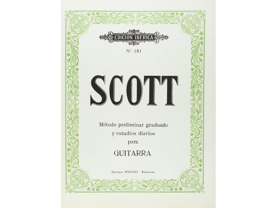 Livro Método Y Estudios Diarios Para Guitarra de Robert Scott (Espanhol)