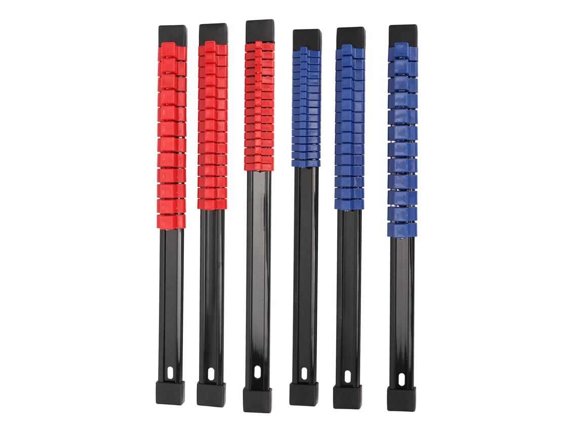 Porta-enchufes De Clip De Rail Multiuso 1/2 3/8 1/4 Organizador De Plástico Para Gabinete De Herramientas 6pcs