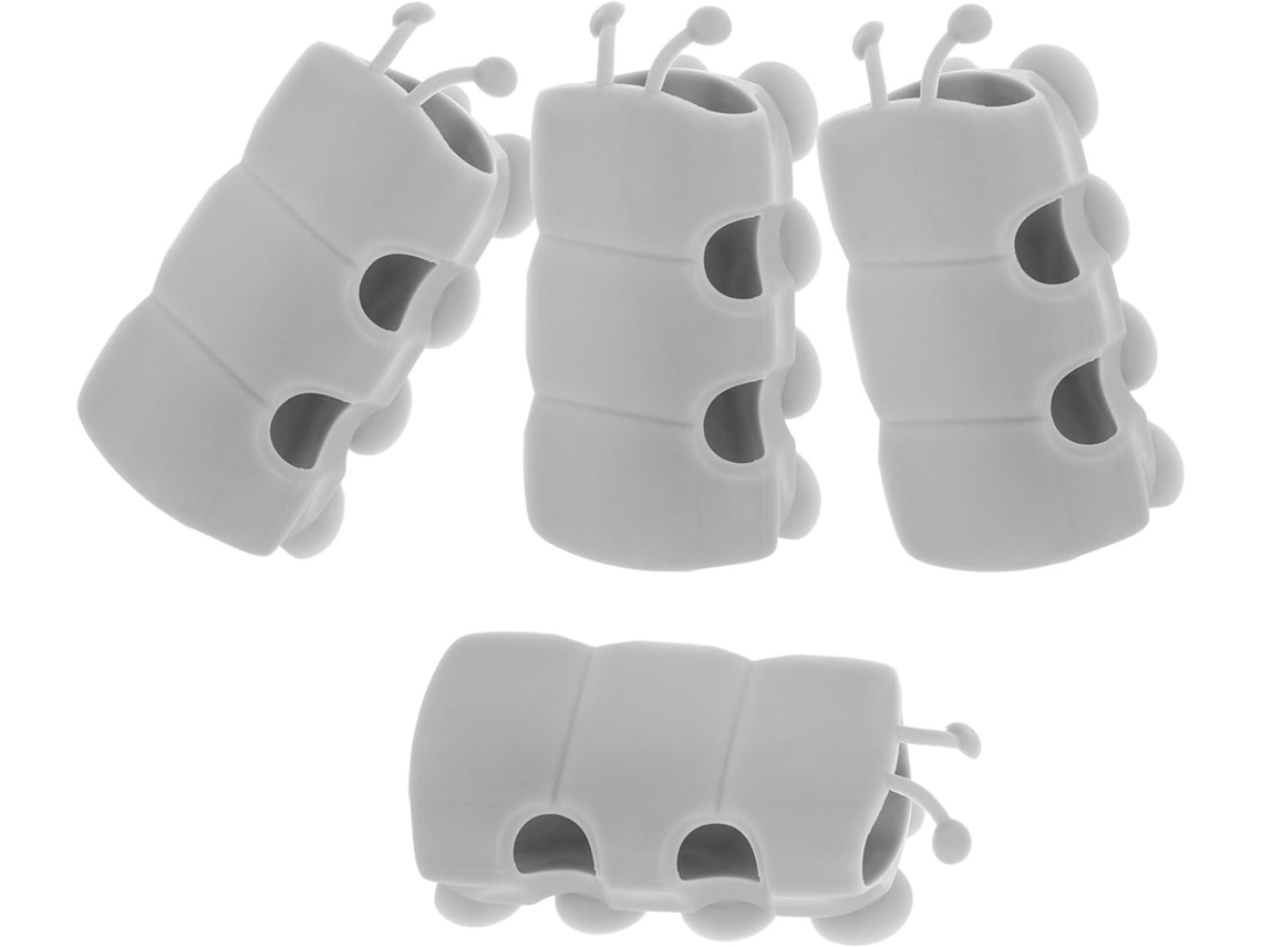 Suporte Para Chuveiro De Mão Inoomp, Conjunto De 4 Peças, Com Sucção Segura E Remoção Sem Resíduos, Material Tpe