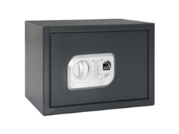 Vidaxl Cofre Digital Com Bloqueio Cinzento Escuro 35 X 25 X 25 Cm Aço