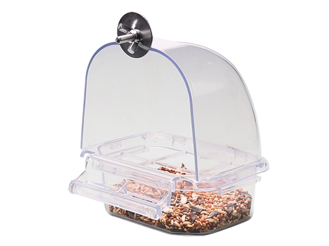 Recipiente para Ração de Pássaros, Comedouro e Acessórios para Gaiola de Periquitos AQUAFORGE
