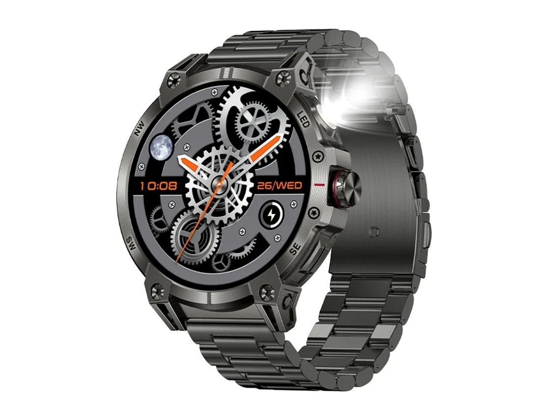 Smartwatch Kc89 760mah Bússola Lanterna Esportes Ao Ar Livre Bestvite (preto)